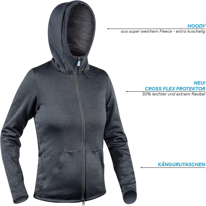 Komperdell Full Zip Hoody Damen Protektorenjacke