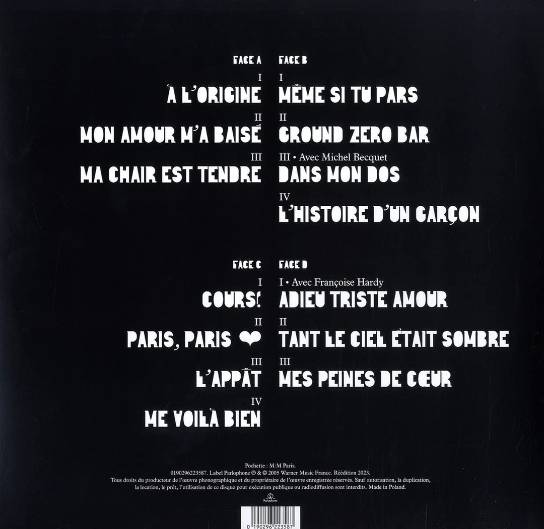 À l'Origine, Vinyl