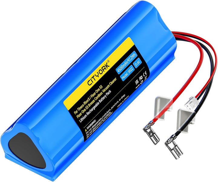 CITYORK 21,6V 4500mAh Ersatz Akku kompatibel mit Tineco iFloor3, Floor One S3, Floor One S3 Breeze C