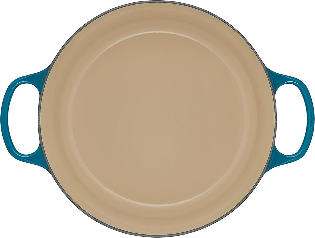 Le Creuset Signature Gusseisen-Bräter mit Deckel, Ø 28 cm, Rund, Für alle Herdarten und Induktion ge