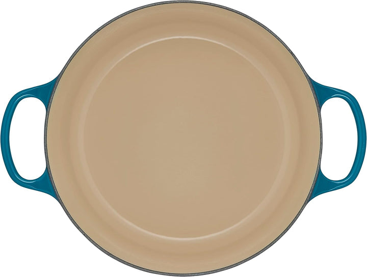Le Creuset Signature Gusseisen-Bräter mit Deckel, Ø 28 cm, Rund, Für alle Herdarten und Induktion ge