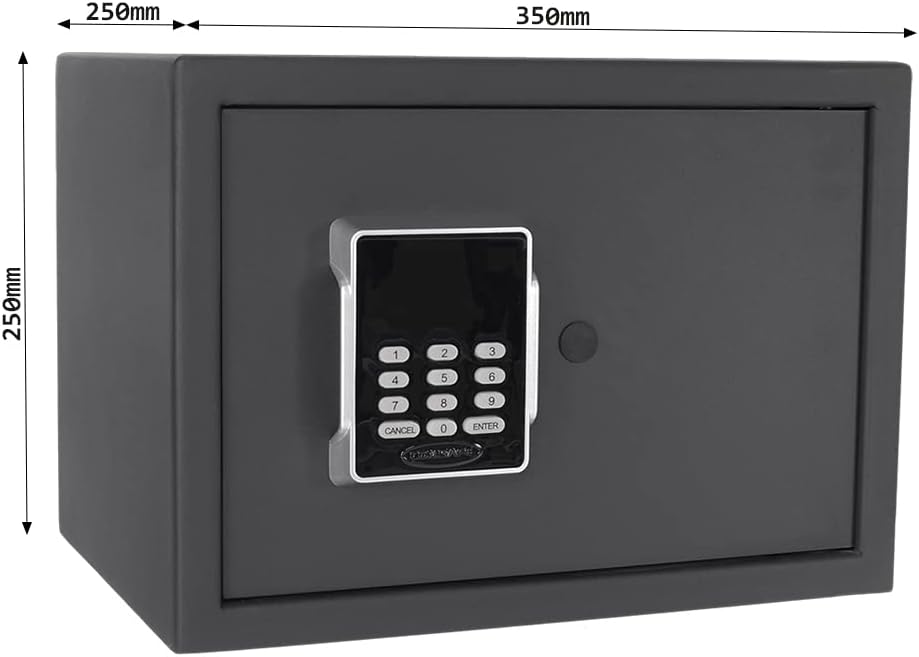Rottner Neptun 1, Hoteltresor 250 x 350 x 250 mm, anthrazit