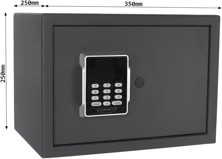 Rottner Neptun 1, Hoteltresor 250 x 350 x 250 mm, anthrazit