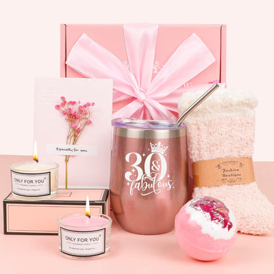Geschenke für Frauen ab 30,30 Geburtstag Frauen,30. Geburtstag Geschenkset,10Pcs Geburtstag 30 Frau,