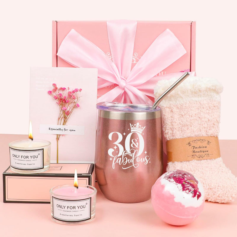 Geschenke für Frauen ab 30,30 Geburtstag Frauen,30. Geburtstag Geschenkset,10Pcs Geburtstag 30 Frau,