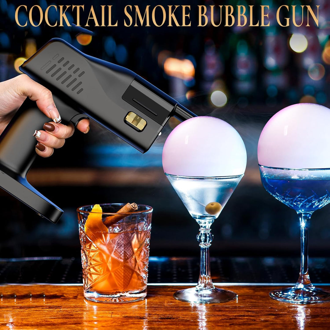 Whisky Rauch Set, EIN Tasten Bedienung, Handgerät, mit 1,4 Zoll Farbdisplay, für Barkeeper, Bar, Par