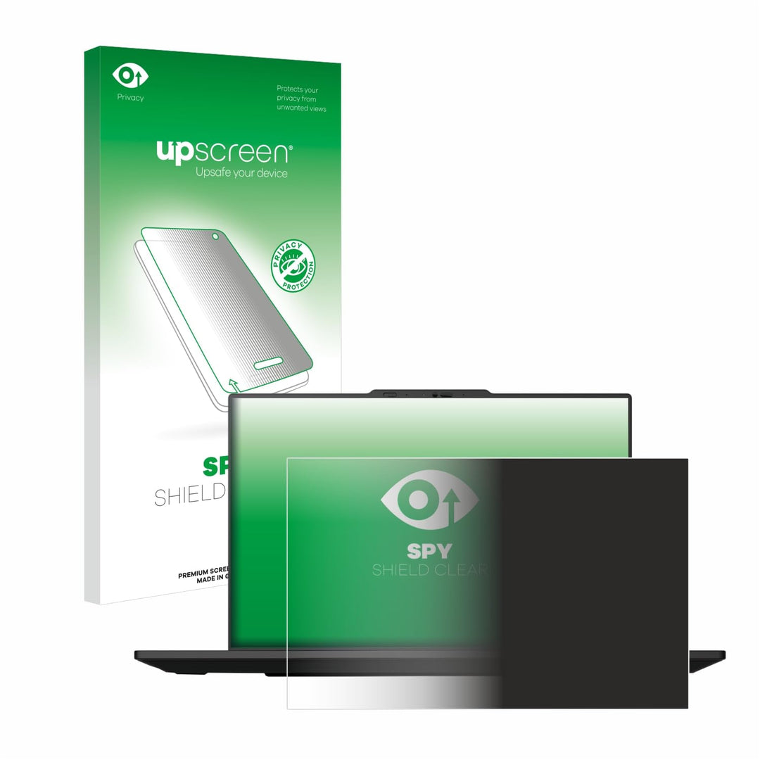 upscreen Anti-Spy Blickschutzfolie für Lenovo ThinkPad P1 Gen 7 16" Made in Germany, Privacy Display