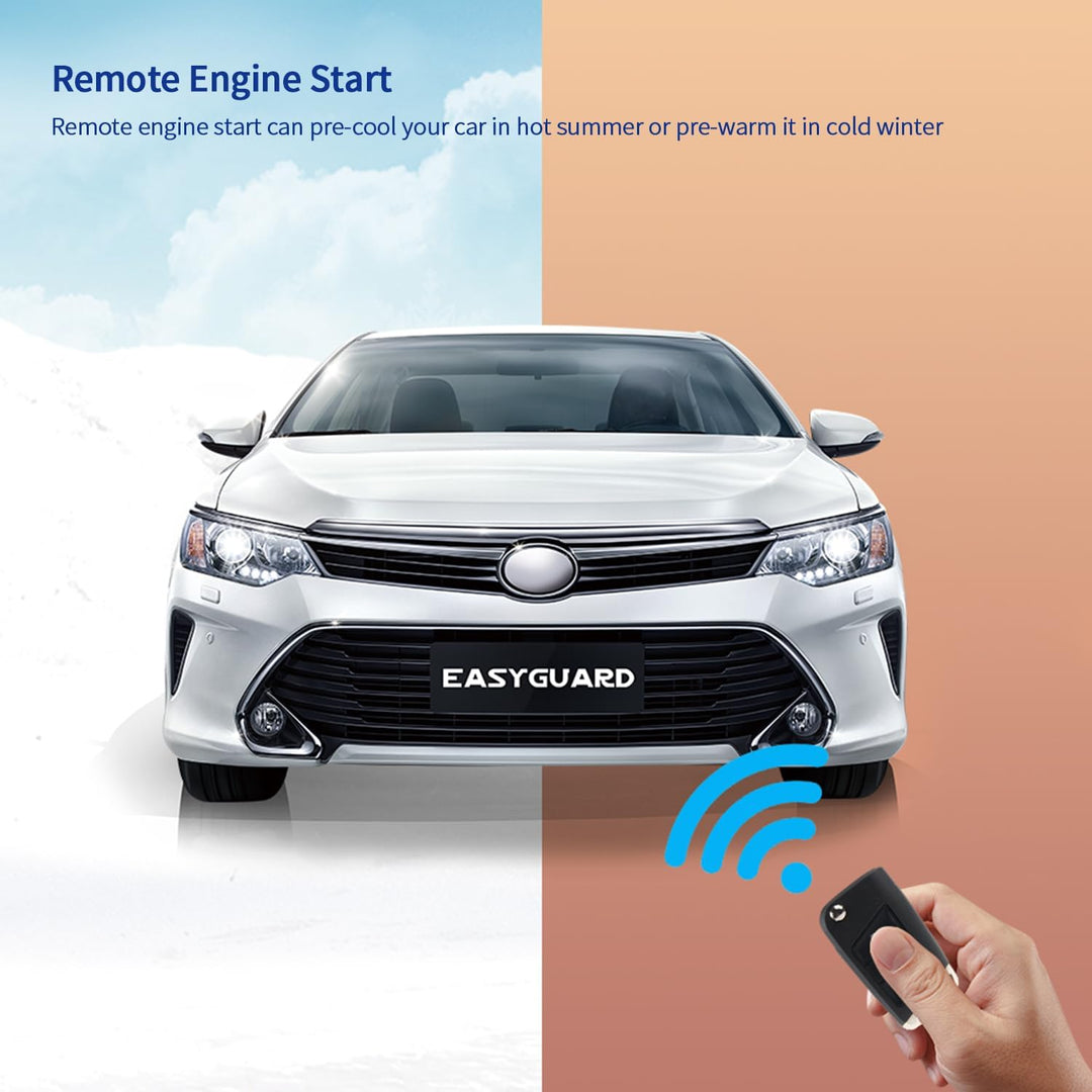 Oberseite Qualität Smart Schlüssel Pke Auto Alarm System mit Fernbedienung Motor Start Starter Druck