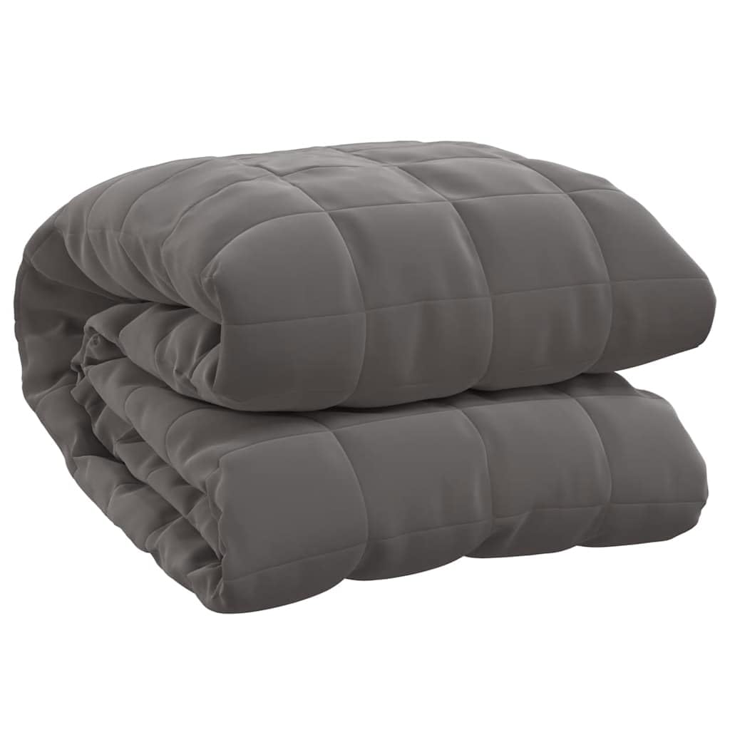 Revera Gewichtsdecke grau 155 x 220 cm 11 kg Stoff