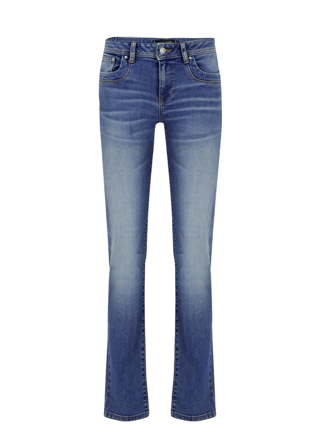 LTB Damen Jeans Vilma Bootcut - Blau - Zayla Wash W26-W34 Baumwolle Stretch 26W / 30L Angellis Wash