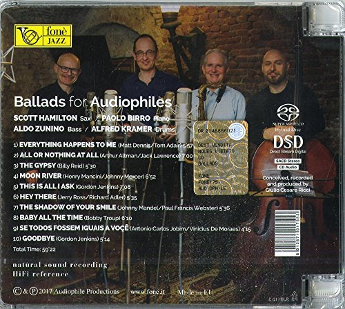 Ballads for Audiophiles, Audio-CD