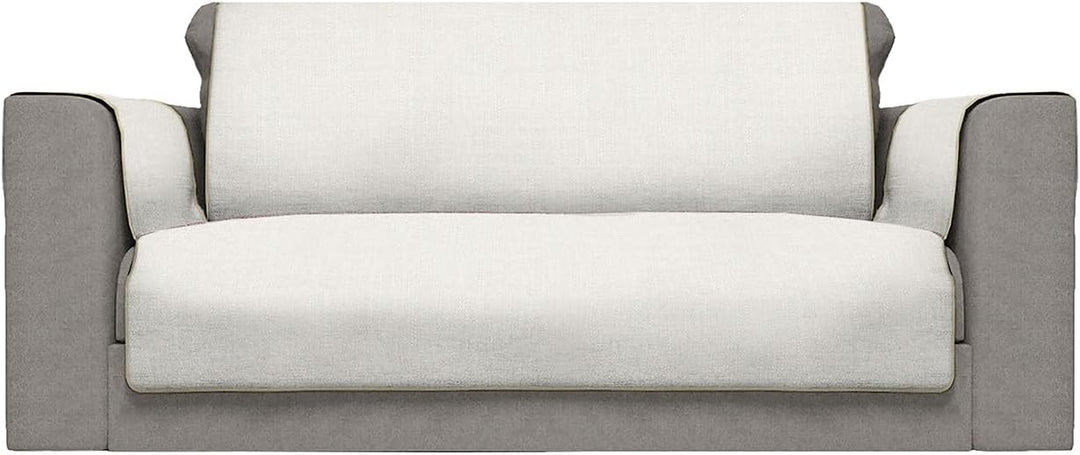 Italian Bed Linen CD-COMFORT-PANNA-2PMX Komfort-Antigleiten-Sofa-Decke,2 Plätze Maxy, Creme 2 Plätze