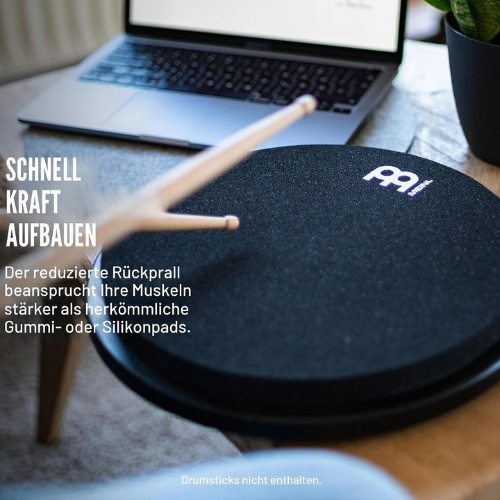 Meinl Cymbals Marshmallow Übungspad 12 Zoll (30,48cm) leises Drum Practice Pad, mittlerer Rebound, m