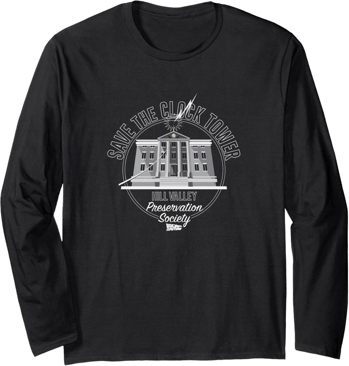 Back To The Future Save The Clocktower Langarmshirt