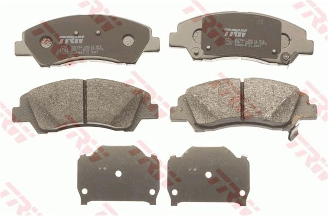 TRW gdb3618 Bremsbelag, Satz von 4