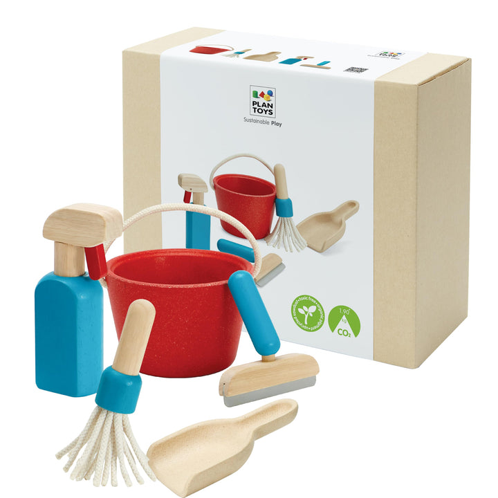PLAN TOYS Cleaning Set - One Size