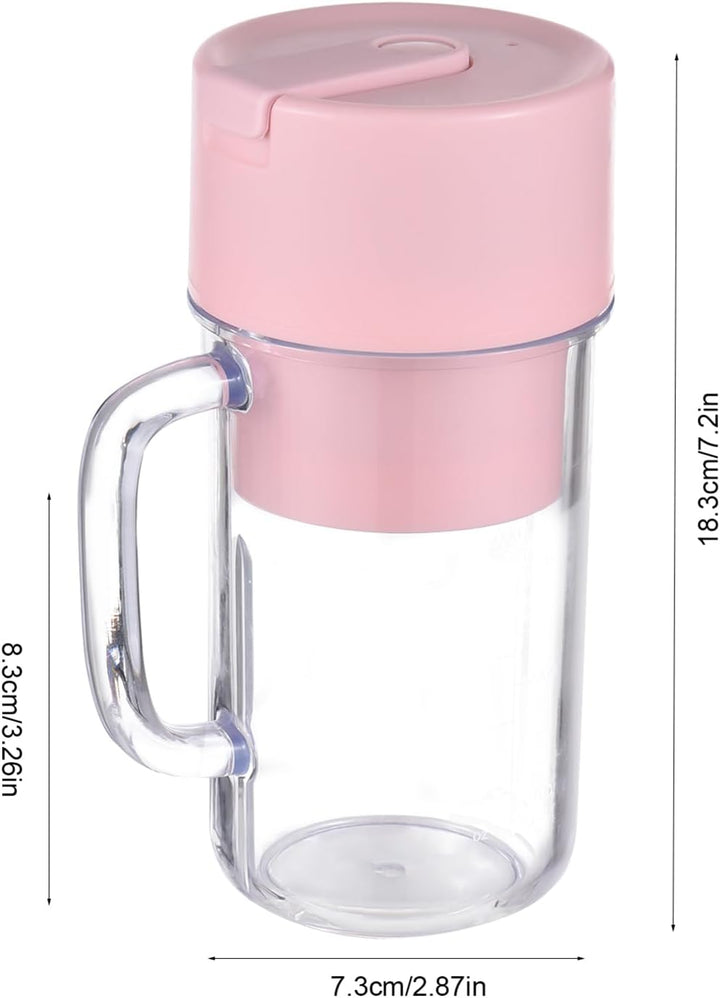 Tragbarer 340-ml-Minimixer mit 6 Klingen, Wasserdicht, USB Typ-C, Wiederaufladbar, Persönlicher Mixe