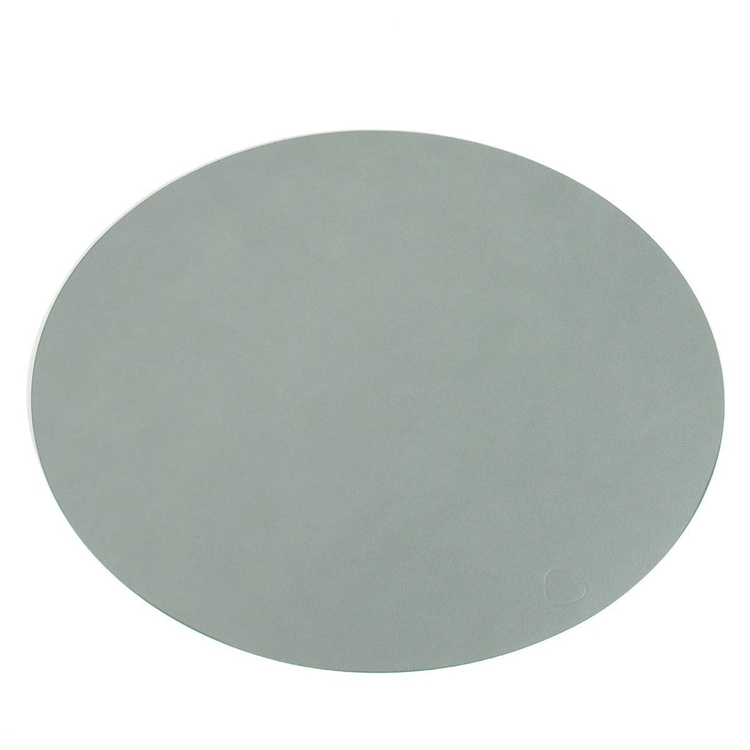 Lind DNA Tischset Leder, Pastell-grün, 2-teilig