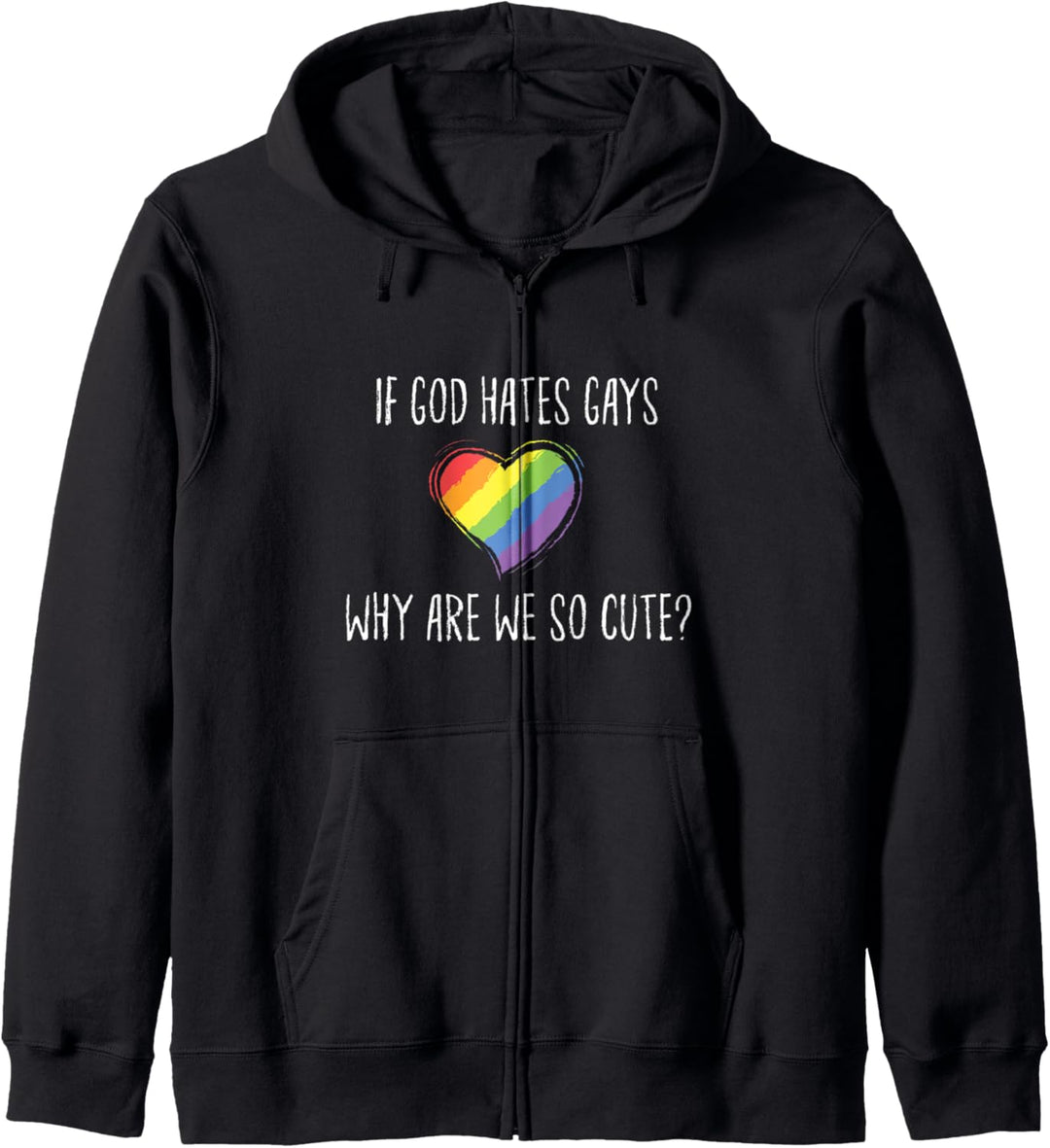 LGBT Regenbogen Herz Lesbisch Gay Homosexuell Pride Monat Kapuzenjacke
