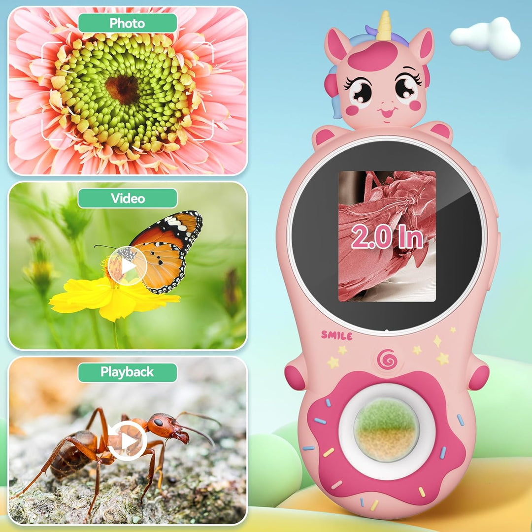Handheld Digital mikroskop für Kinder tragbar - USCAMEL Mini-Taschenlupe Bildungswissenschaft Optisc