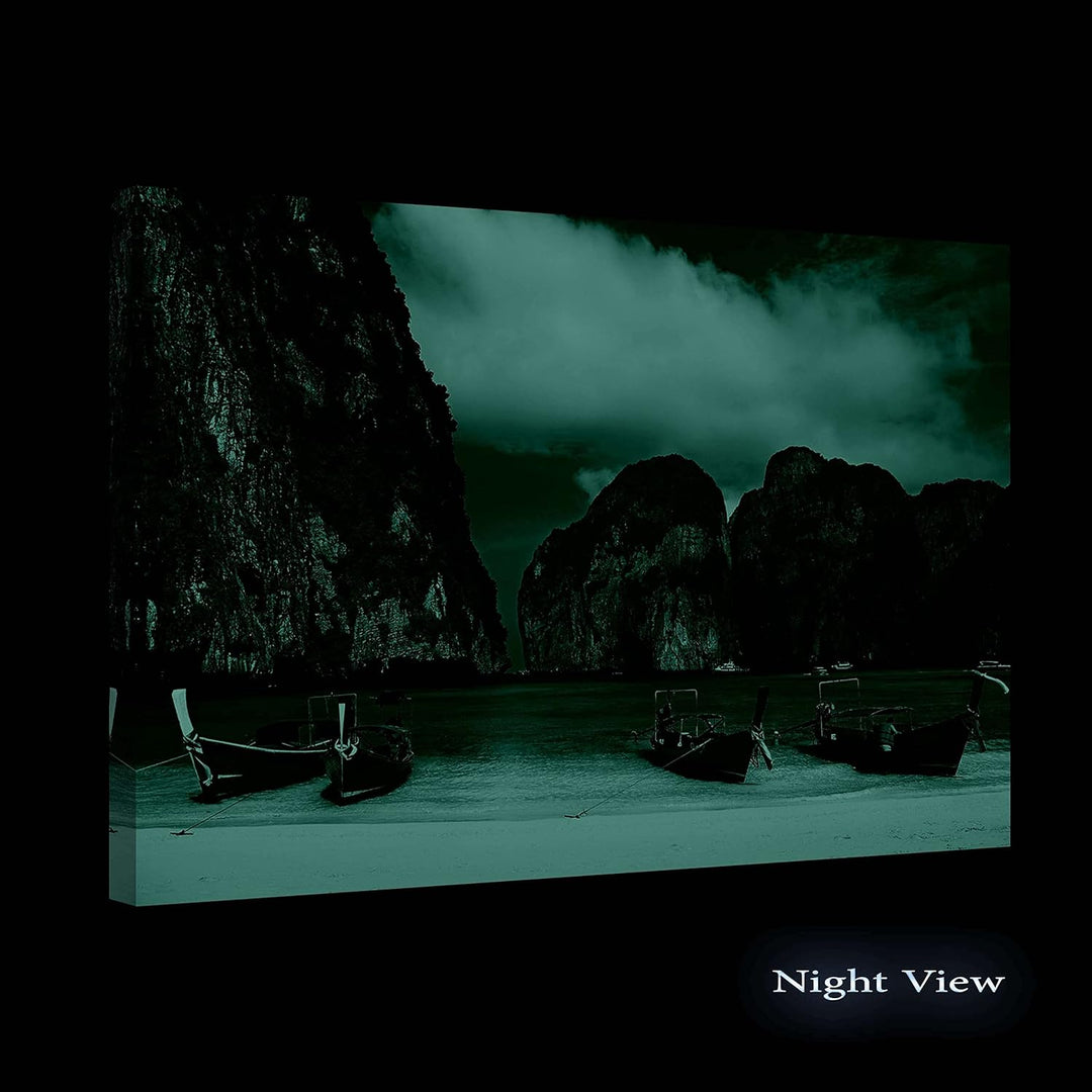 Startonight Bilder Der Tropische Strand, Leinwandbilder Moderne Kunst, Landschaft Wanddeko Kunstdruc