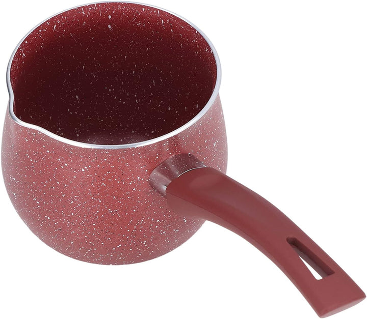 TOPINCN Einhand 10cm Schmelztopf, Mini Milchpfanne Zum Kochen von Klebrigen Saucen, Aufwärmen von Mi