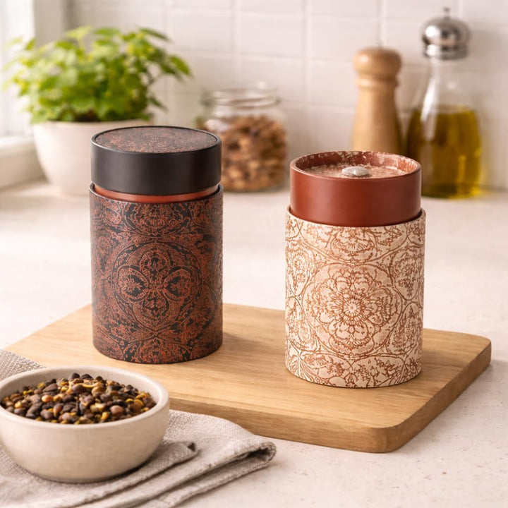 Eigenart 2er Dosen-Set Mandala (für max. 150g) 150g Bunt, 150g Bunt