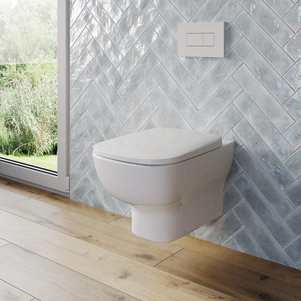 Ideal Standard T318101 Copriwater Originale Slim dedicato Serie Esedra New, Chiusura rallentata, Bia