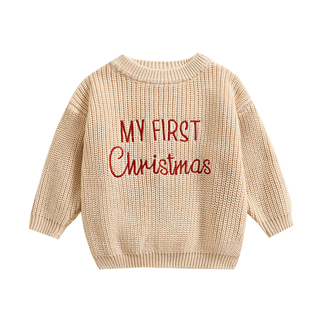 L&amp;ieserram Baby Jungen Mädchen Weihnachtspullover Weihnachten Gestrickt Pullover Jumper Neugeborenen