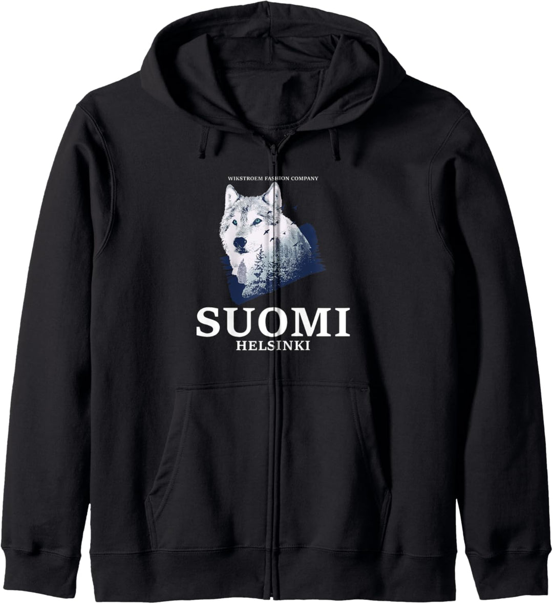 Finnland Wolf Suomi Helsinki Kapuzenjacke