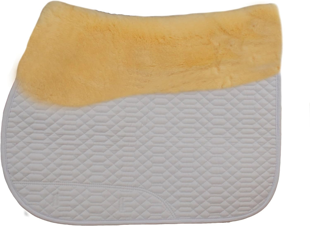 Engel Reitsport Lammfell Schabracke Half Lined SCHABRA1-VSS-WEI-MED Steppstoff Weiss Fell med. Viels