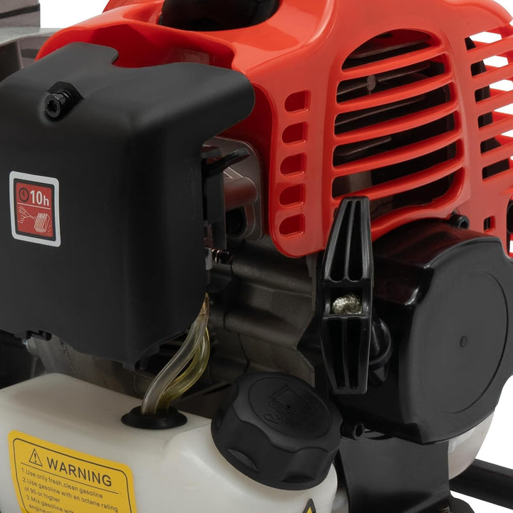 2-Takt Benzin Wasserpumpe 40CC, 1.25 KW/6500 RPM Motor Gartenpumpe Schmutzwasserpumpe mit Einzylinde