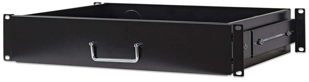 Intellinet 19" 48,3 cm Schublade 2 HE ( 350 mm Fachbodentiefe-Ausziehbar ) schwarz 714938 schwarz 2