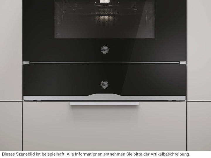 Hoover HPWD14C5S Wärmeschublade Schwarz/Edelstahl