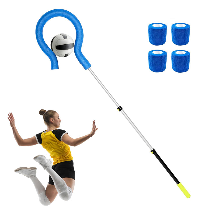 Volleyball Spike Trainer, Volleyball Trainingshilfe Question Mark Hook Handheld Volleyball Training