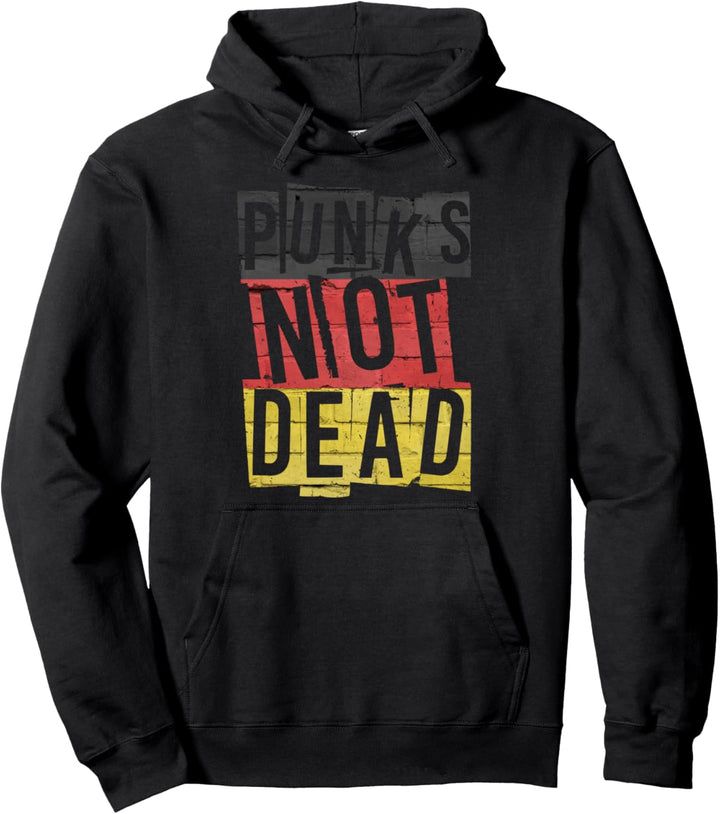 Punks Not Dead - Vintage Germany - Deutsch Punk Is Not Dead Pullover Hoodie