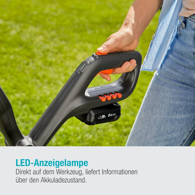 Gardena Akku-Trimmer EasyCut 23/18V P4A ohne Akku: Rasentrimmer mit 230 mm Schnittkreis, verstellbar