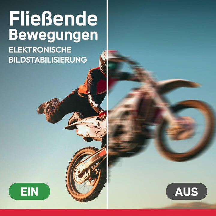 AgfaPhoto Realimove AC9000-30 m wasserdichte Digitale Action-Kamera (True 4K, EIS Anti-Shake, 170 °