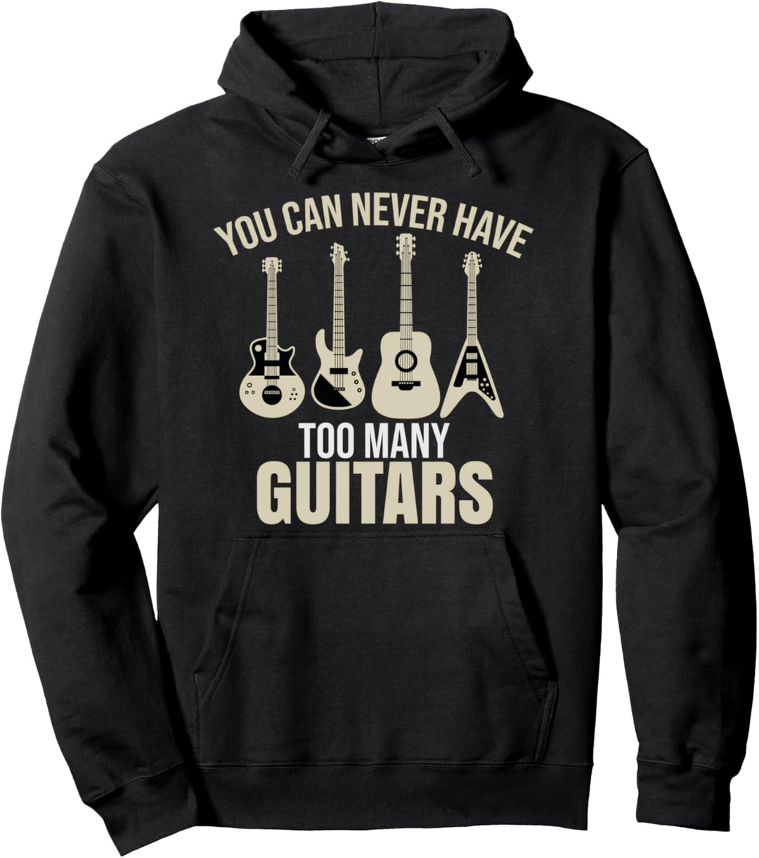 Gitarrenspieler Musikinstrument Gitarrist Lustiges Gitarre Pullover Hoodie