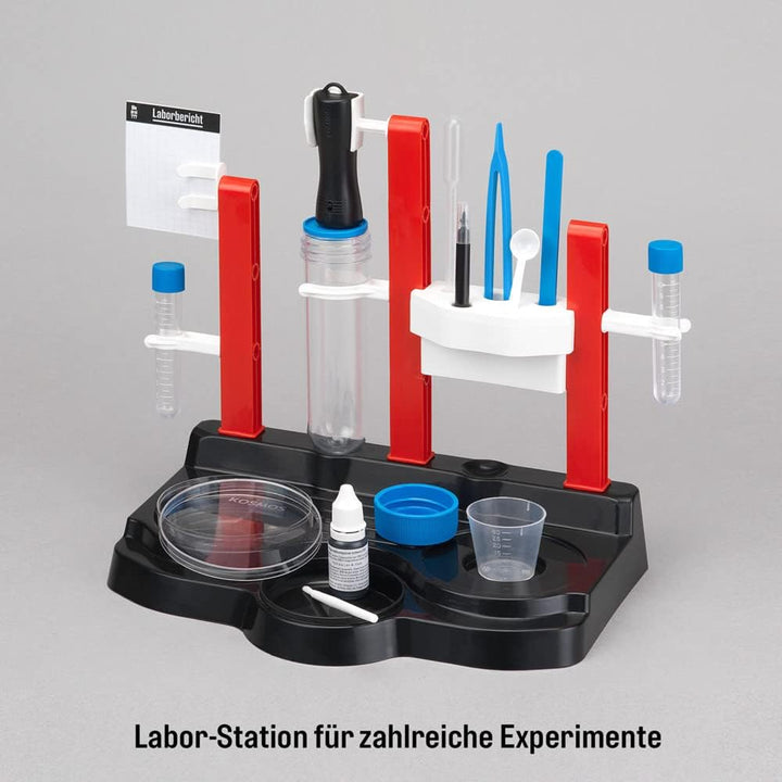 Die drei ??? Detektiv-Labor von KOSMOS, Untersuche Spuren und löse Geheimnisse, Laborstation zum Exp