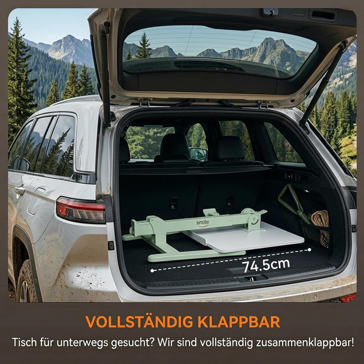 MUSSO AnyDesk D7 Mobiler Laptoptisch höhenverstellbar (75-108cm), Klappbarer Stehpult mit 0-90° neig