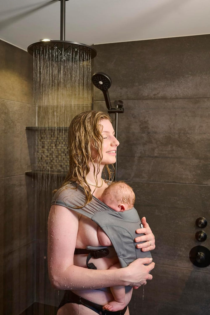 Dooky Splash Babytrage und Tragetuch in einem, Ideal zum Duschen und Schwimmen, Ab Geburt, Komfortab