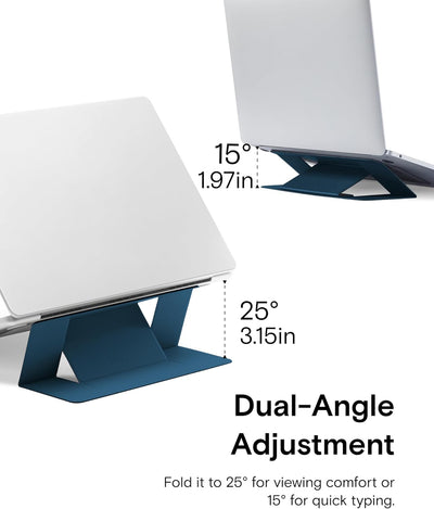 MOFT Laptop Ständer, Faltbarer Laptopständer Notebook Ständer mit 2 einstellbaren Winkeln, Haltung V