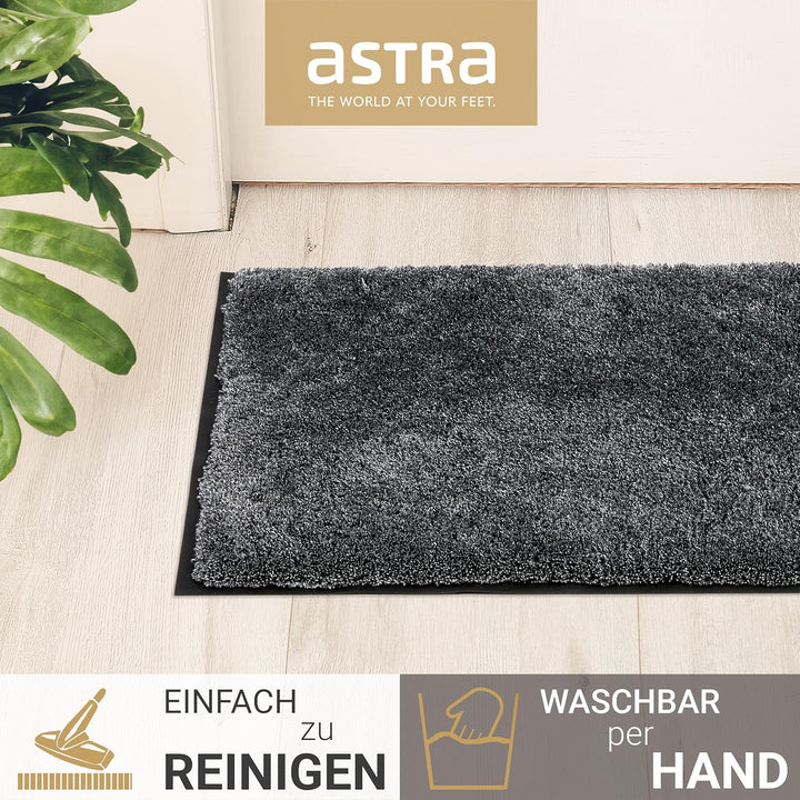 Astra Fussmatte innen rutschfest - Schmutzfangmatte super weich - Läufer Flur waschbar per Hand - Tü