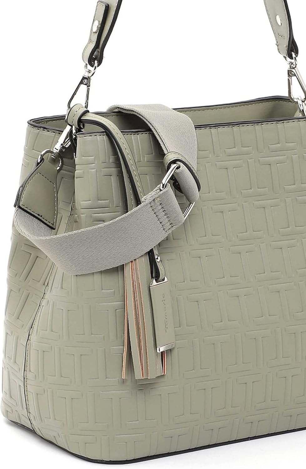 Tamaris Beutel Leona 32171 Damen Handtaschen Print Einheitsgrösse Khaki, Einheitsgröße Kha