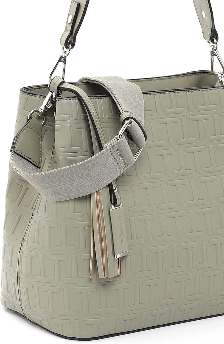 Tamaris Beutel Leona 32171 Damen Handtaschen Print Einheitsgrösse Khaki, Einheitsgröße Kha