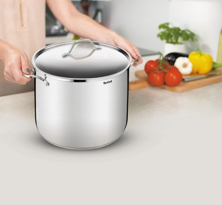 Tefal Intuition XL B8649004 Catering, Edelstahl, 28 x 23 cm, 12 l, Induktion, Edelstahl 18/10, Premi