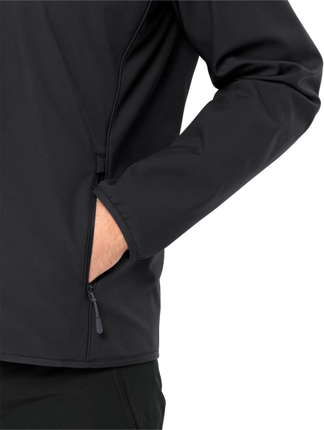 Jack Wolfskin Herren Bornberg Hoody M Softshelljacke S Schwarz, S Schwarz