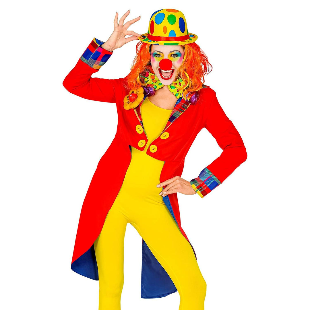 Widmann - Kostüm Clown, Frack, Zirkusdirektorin, Showgirl, Motto-Party, Karneval, M