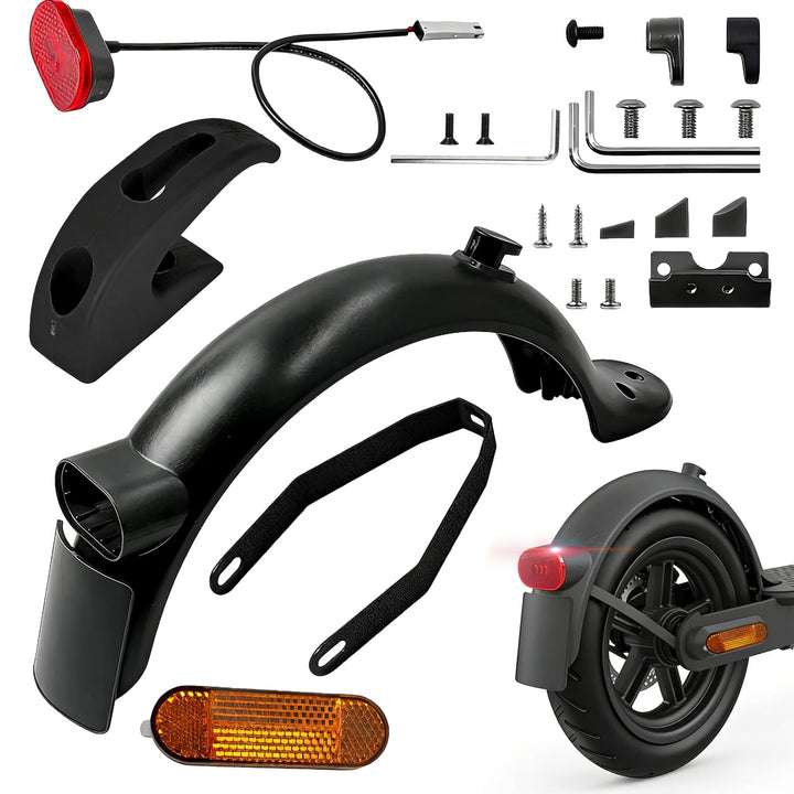 Premium Schutzblech Set für E-Scooter, Schutzbleche Kompatibel mit Xiaomi M365, 1S, Pro, Pro 2, Mi3,